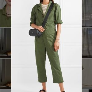 Alex Mill Cotton Utility Jumpsuit Army Green Small